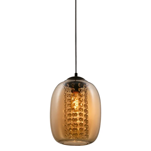 PINGENTE ELECTRA 1 LUZ ÂMBAR