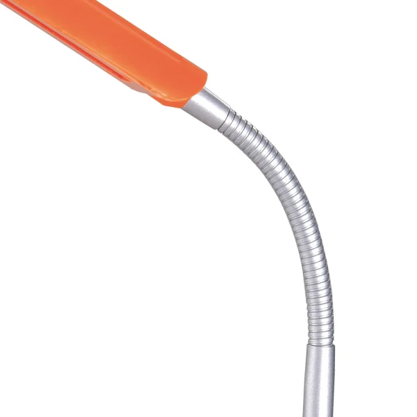 Candeeiro de secretária Led Glamour Laranja-Prata - Lâmparas e Iluminação | Lúzete