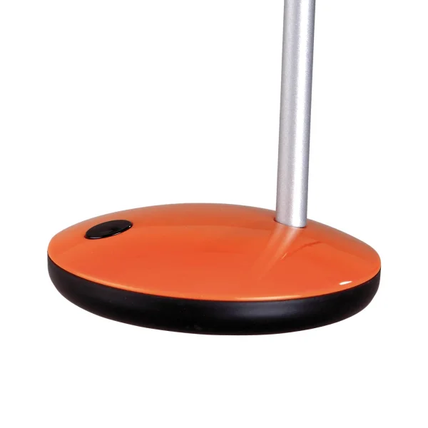 Candeeiro de secretária Led Glamour Laranja-Prata - Lâmparas e Iluminação | Lúzete