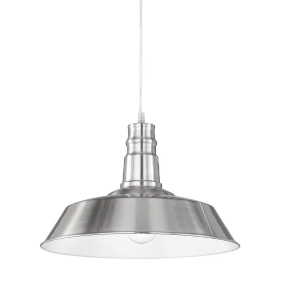 LÂMPADA DE TETO TELMO DE NÍQUEL INDUSTRIAL