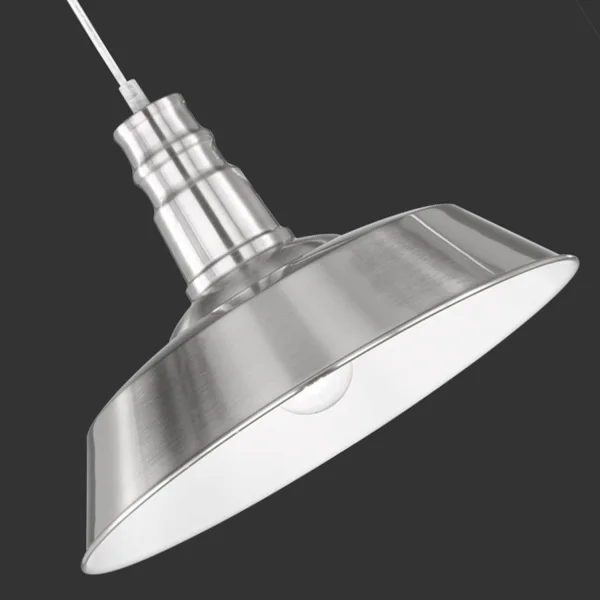 LÂMPADA DE TETO TELMO DE NÍQUEL INDUSTRIAL