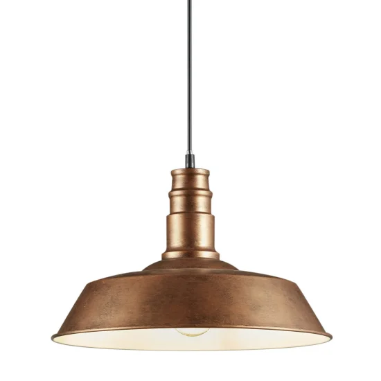 TETO LÂMPADA TELMO COBRE ENVELHECIDO