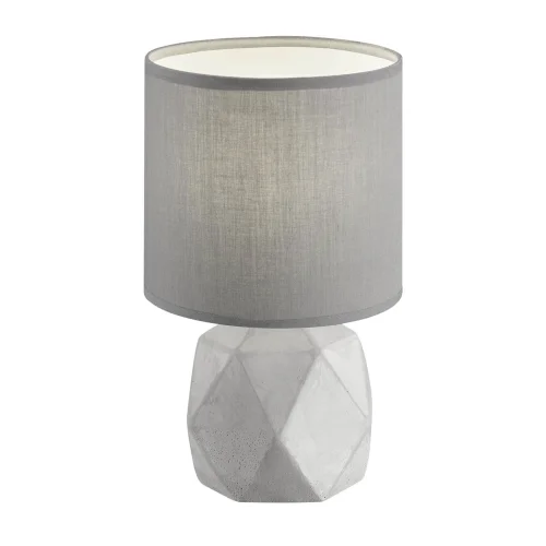 LÂMPADA DE MESA TAYLOR TELA CINZA