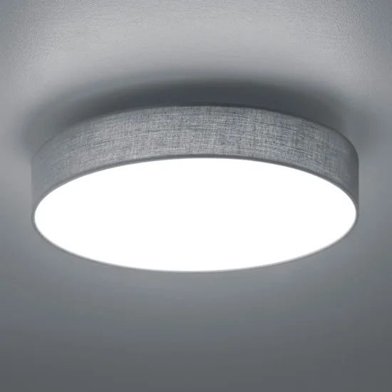 TETO LED ALONZO 22W 3000K 40CM CINZA 2