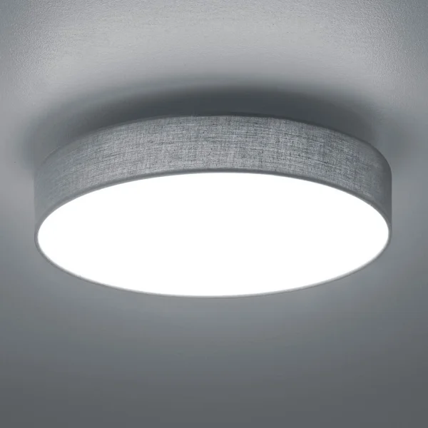 TETO LED ALONZO 22W 3000K 40CM CINZA