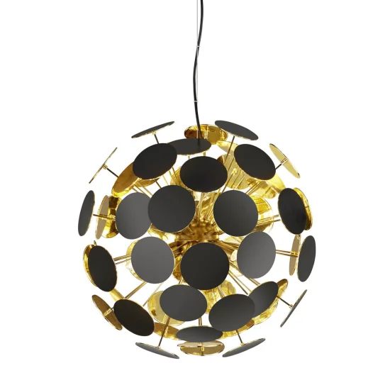 LÂMPADA PINGENTE KARIN OURO PRETO