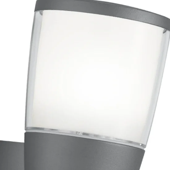 LÂMPADA DE PAREDE EXTERNA LED GARDÊNIA 7W 3000K 2