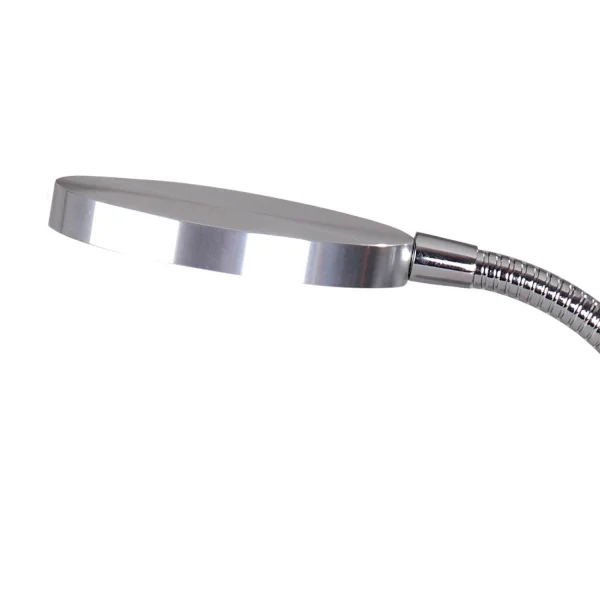 Candeeiro de secretária Led Oliver Lilás-Cromo - Lâmparas e Iluminação | Lúzete