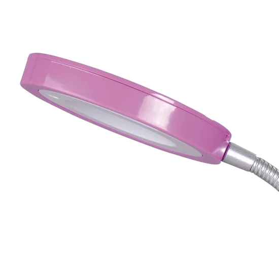 Candeeiro de secretária Led Lumina Lilás-Prata - Lâmparas e Iluminação | Lúzete 2