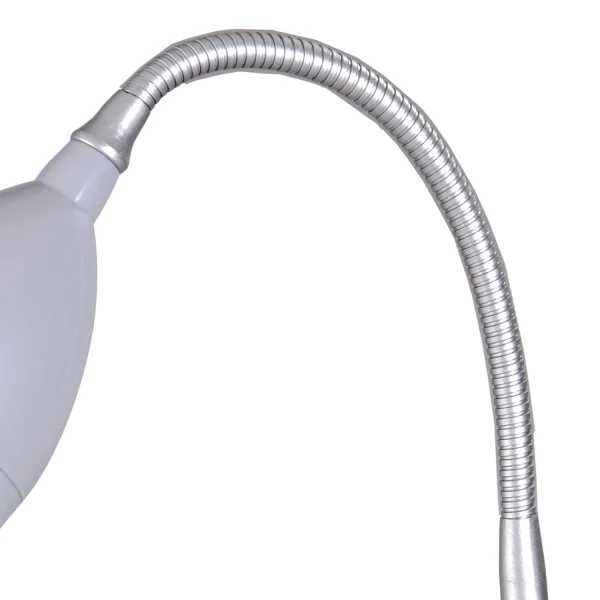 Candeeiro de secretária Led Kiko Cinza-Prata - Lâmparas e Iluminação | Lúzete