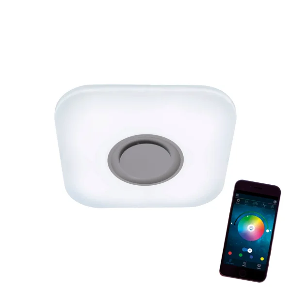 TETO DE LED 24W QUADRADO MUSICAL