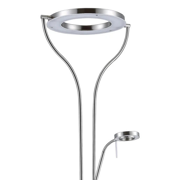 CARROSSEL DE LED 20W LÂMPADA DE PISO CROMADO