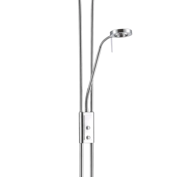 CARROSSEL DE LED 20W LÂMPADA DE PISO CROMADO