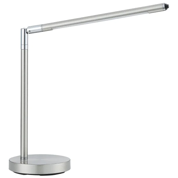 LÂMPADA DE MESA DE LED PERCY 4W NÍQUEL DE CETIM