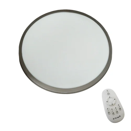 TETO SUPERFICE LED EMERY PRATA AJUSTÁVEL