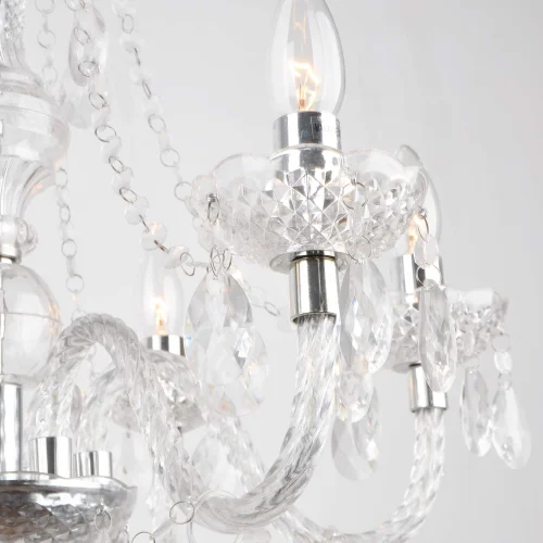 LÂMPADA DE TETO 6 LUZES LEOETTA TRANSPARENTES LÂMPADA DE TETO 6 LUZES LEOETTA TRANSPARENTES