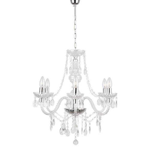 LÂMPADA DE TETO 6 LUZES LEOETTA TRANSPARENTES LÂMPADA DE TETO 6 LUZES LEOETTA TRANSPARENTES