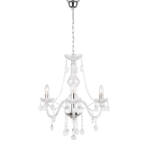 LÂMPADA DE TETO 3 LUZES LEOETTA TRANSPARENTES