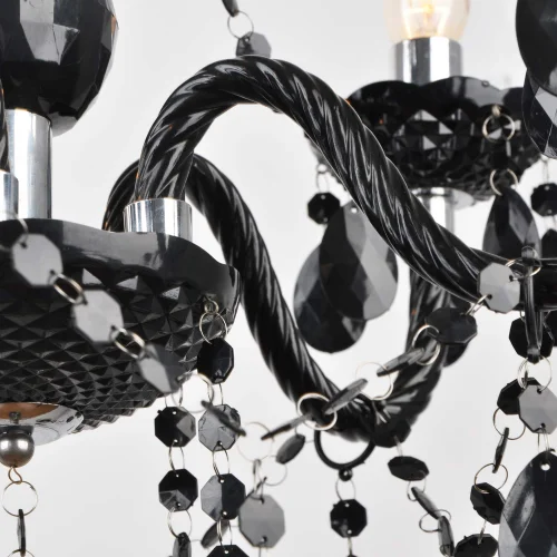 LÂMPADA DE TETO 6 LUZES GIULIA PRETAS