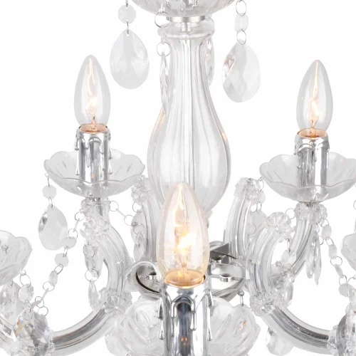 LÂMPADA DE TETO 5 LUZES NICOLA TRANSPARENTES LÂMPADA DE TETO 5 LUZES NICOLA TRANSPARENTES