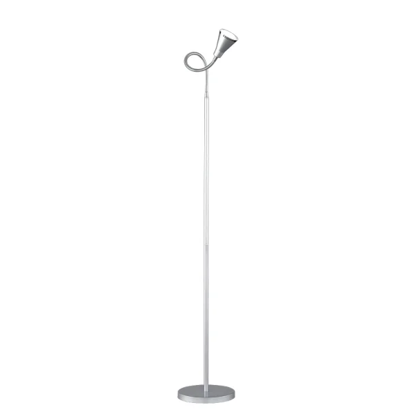 LÂMPADA DE PÉ LED PRATA