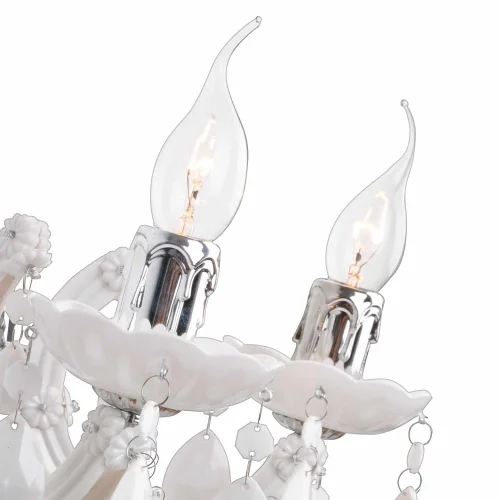 LÂMPADA DE PAREDE 2 LUZES DE MOLA BRANCAS