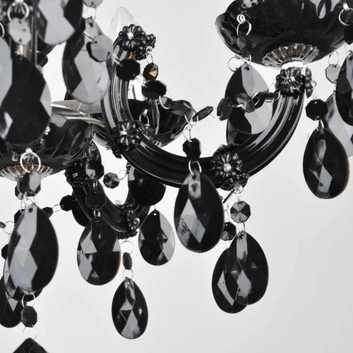 LÂMPADA DE TETO 5 LUZES OLETHEA PRETAS