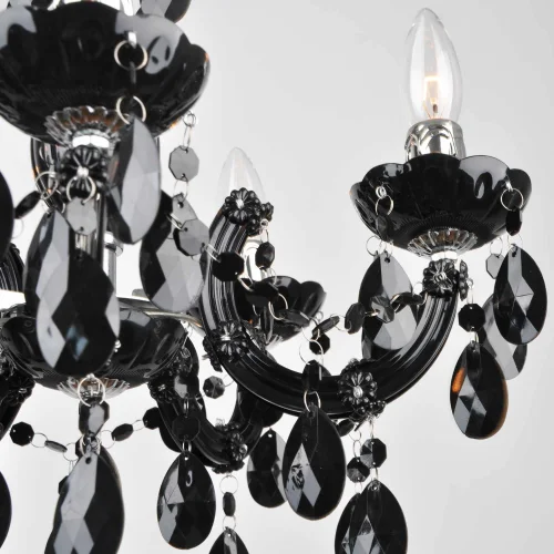 LÂMPADA DE TETO 5 LUZES OLETHEA PRETAS