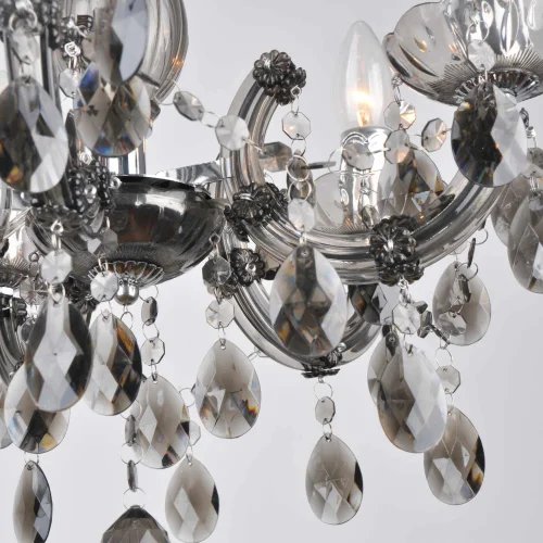 LÂMPADA DE TETO 5 LUZES VIRGILIA FUMADO