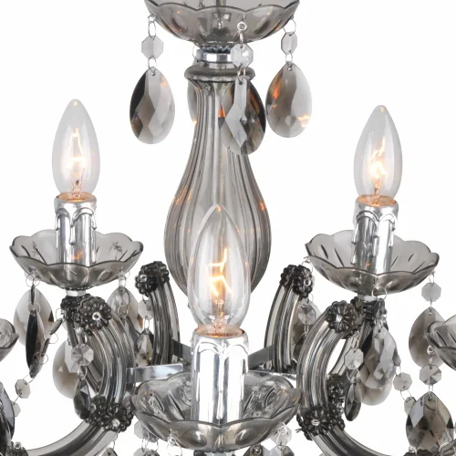 LÂMPADA DE TETO 5 LUZES VIRGILIA FUMADO