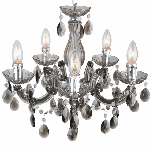 LÂMPADA DE TETO 5 LUZES VIRGILIA FUMADO