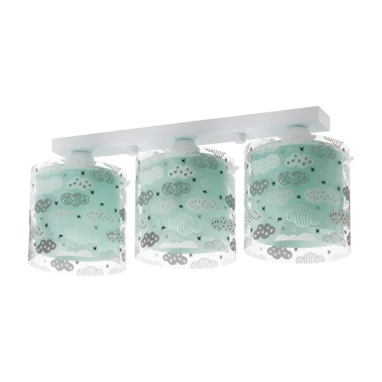 VERDE NUVENS LÂMPADA TETO DAS CRIANÇAS