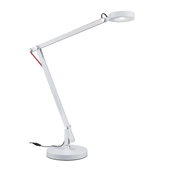 Candeeiro de secretária Led Angular Branco, Iluminação de Interior | Lúzete