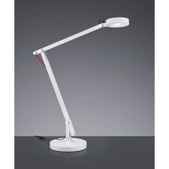 Candeeiro de secretária Led Angular Branco, Iluminação de Interior | Lúzete 2
