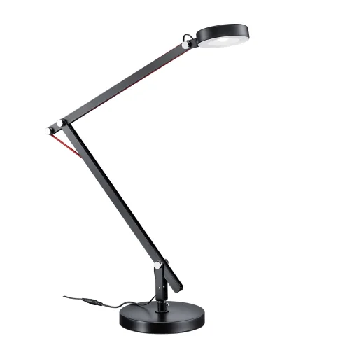 Candeeiro de secretária Led Angular Preto, Iluminação de Interior | Lúzete