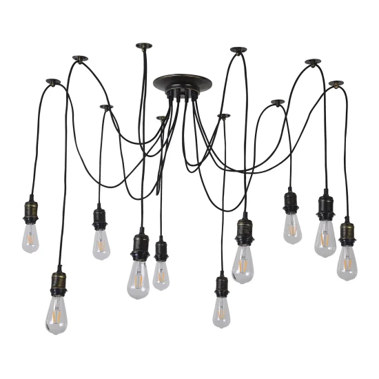 LÂMPADA TETO 10 LUZES CARLA IDADE