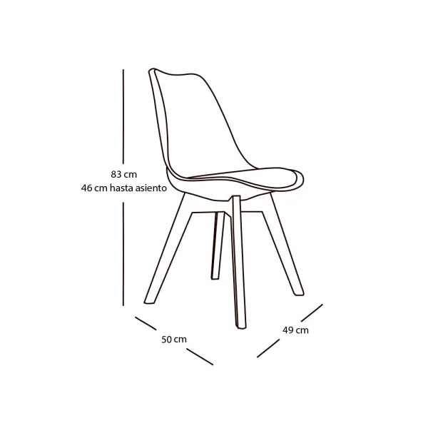 CADEIRA KARLSKRONA BRANCA