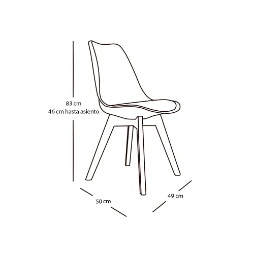 CADEIRA KARLSKRONA BRANCA