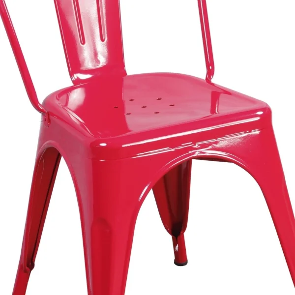 CADEIRA INDUSTRIAL VERMELHO JOSEPHINE