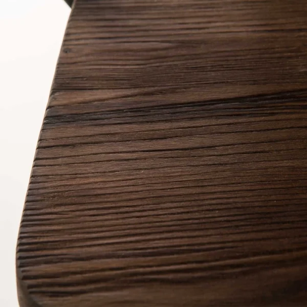 CADEIRA DE MADEIRA PRETA JOSEPHINE