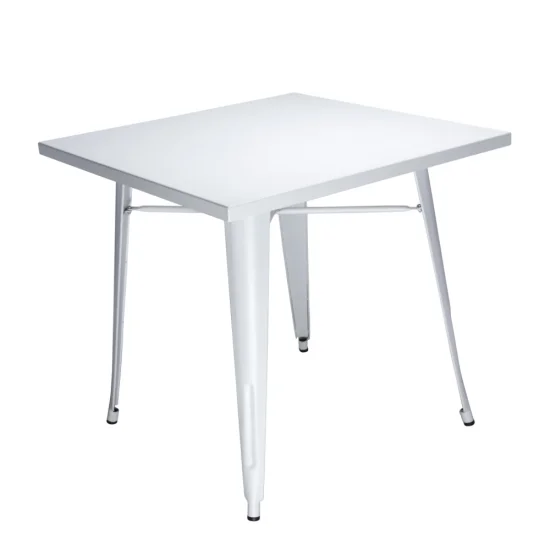 MESA DE METAL BRANCO JOSEPHINE 2