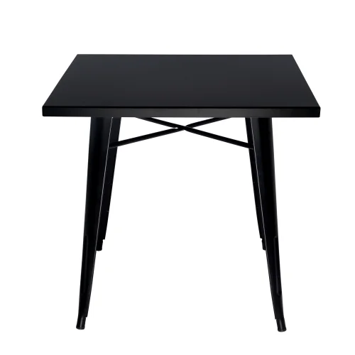 MESA JOSEPHINA DE METAL PRETO