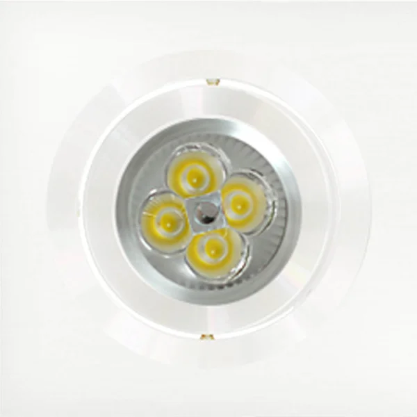 OLHO DE BOI 2 LUZES IGOR ALUMÍNIO BRANCO