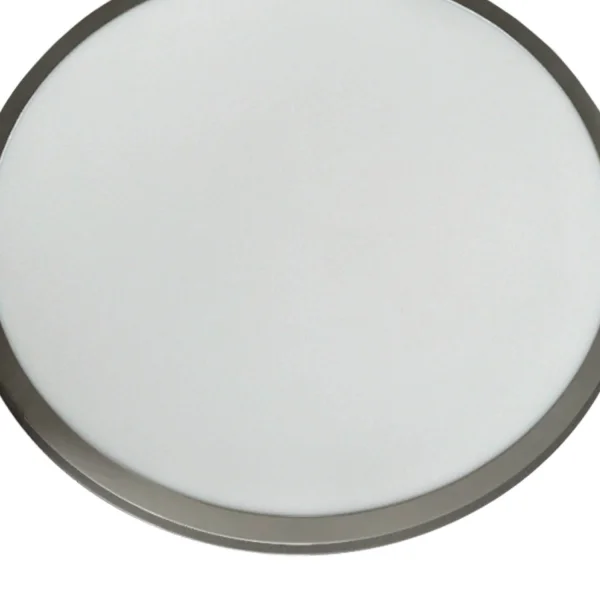 TETO SUPERFICE LED EMERY PRATA AJUSTÁVEL