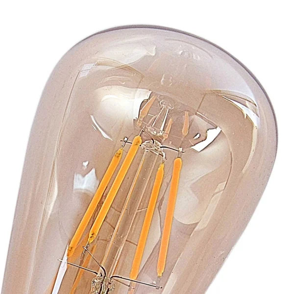 LÂMPADA DECORATIVA ÂMBAR LED E27 7W 720 LM