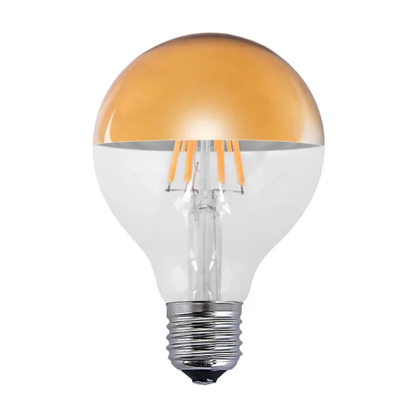 BULBO G80 LED OURO E27 6W 2300K
