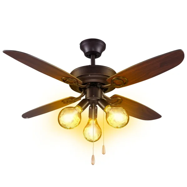 VENTILADOR DE TETO ENGRENAGEM MARROM VENTILADOR DE TETO ENGRENAGEM MARROM