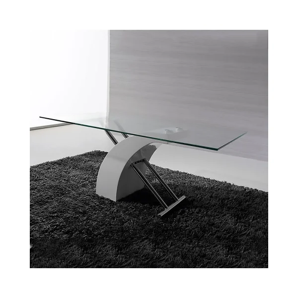 CLARIDADE TRANSP/MESA DE CAFÉ BRANCO