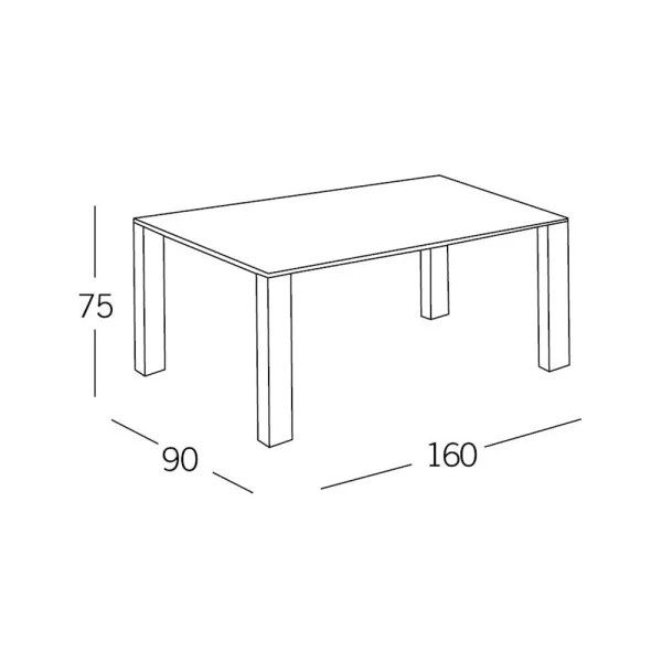 MESA DE JANTAR G'VLE PRETO