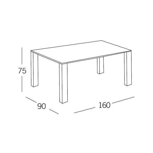 MESA DE JANTAR G'VLE PRETO